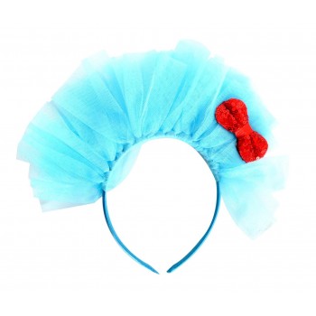 Blue Tulle with bow headband (Things) BUY